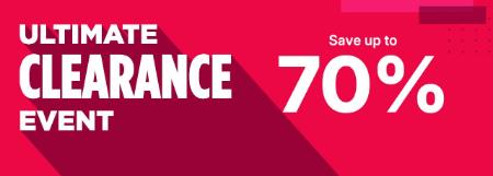 Ultimate Clearance Event Save Up to 70%