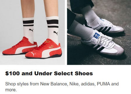 $100 and Under Select Shoes
