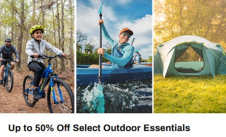 Up to 50% Off Select Outdoor Essentials