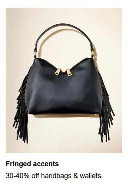 30-40% off Handbags and Wallets