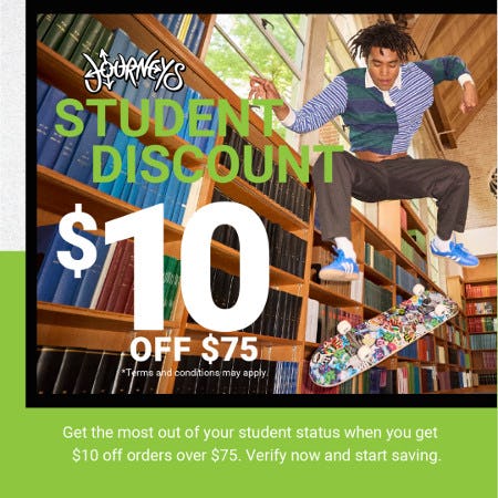 Journeys Student Discount