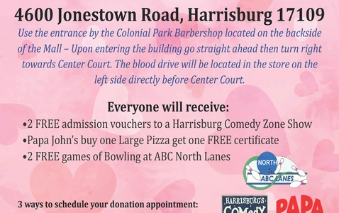 Central Pennsylvania Blood Bank Blood drive thumbnail