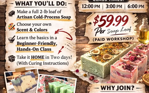 Figaro Forge Soap making workshop thumbnail