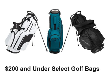 $200 and Under Select Golf Bags