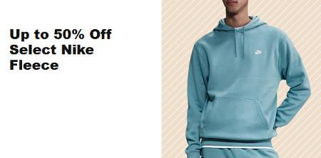 Up to 50% Off Select Nike Fleece