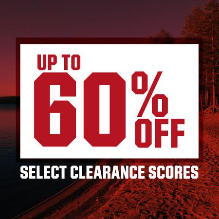 Up to 60% off Select Clearance Styles