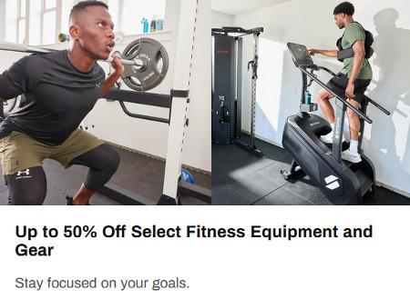 Up to 50% Off Select Fitness Equipment and Gear