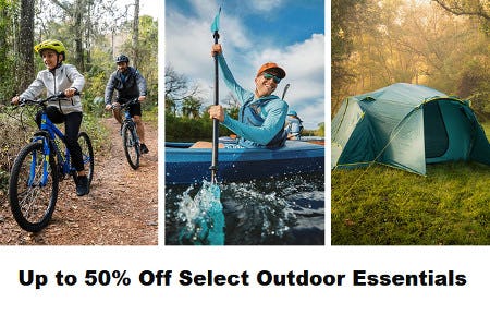 Up to 50% Off Select Outdoor Essentials