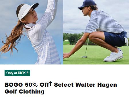 BOGO 50% Off Select Walter Hagen Golf Clothing