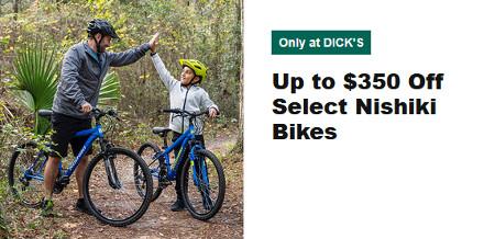 Up to $350 Off Select Nishiki Bikes