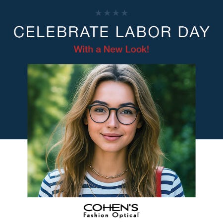 Labor Day Sale! 50% Off Frames + 30% Off Lenses