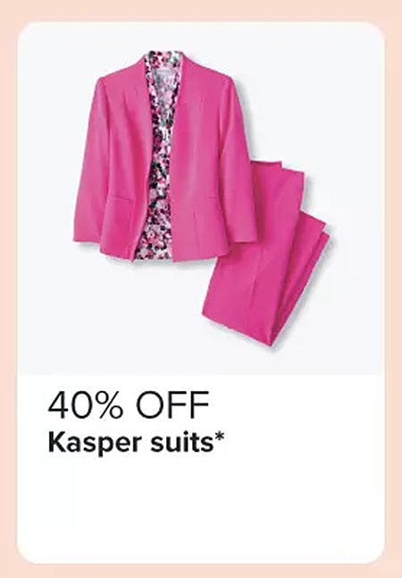 40% Off Kasper Suits