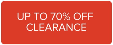 Up to 70% Off Clearance