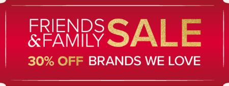 Friends & Family Sale