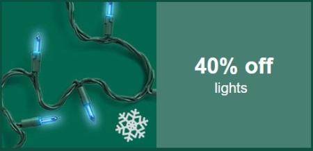 40% Off Lights
