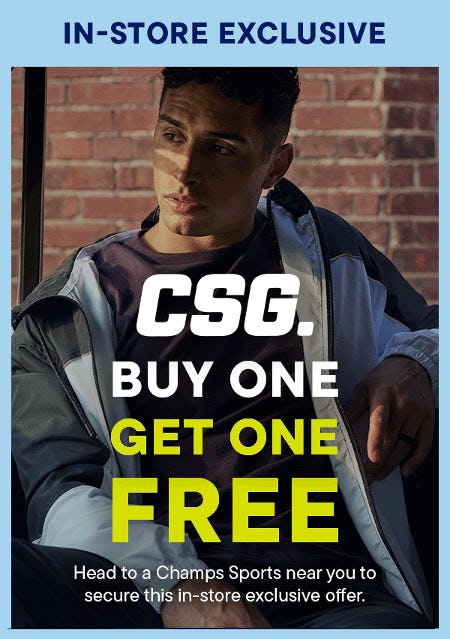 CSG Buy One, Get One Free