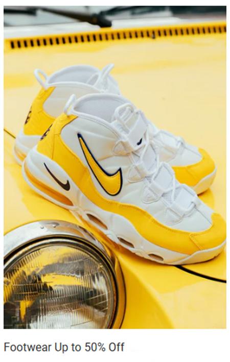 Footwear Up to 50% Off