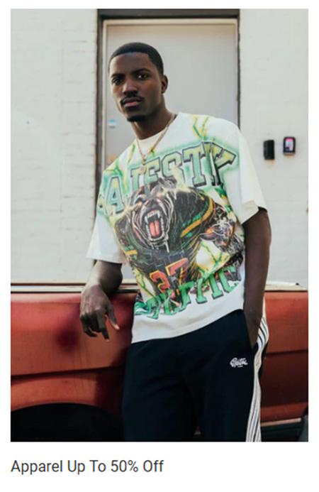 Apparel Up to 50% Off