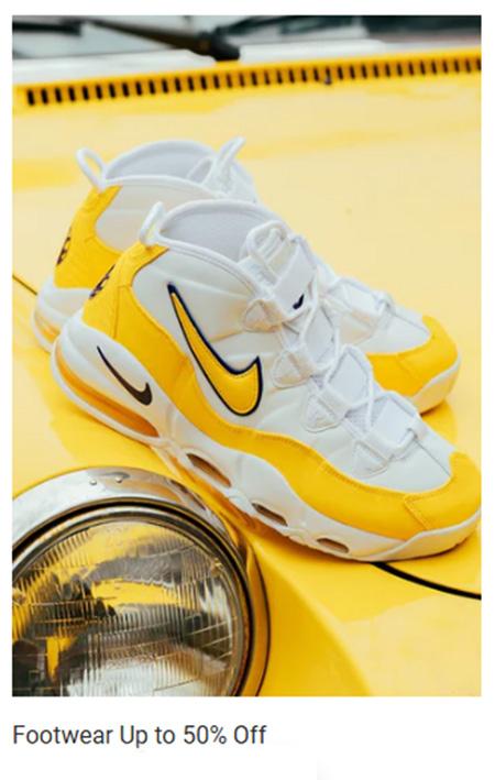 Footwear Up to 50% Off