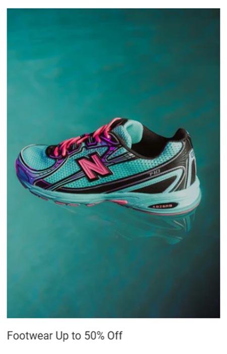 Footwear Up to 50% Off