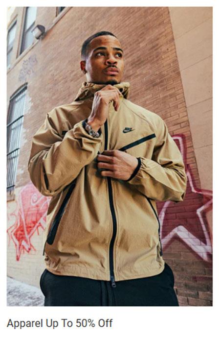 Apparel Up to 50% Off