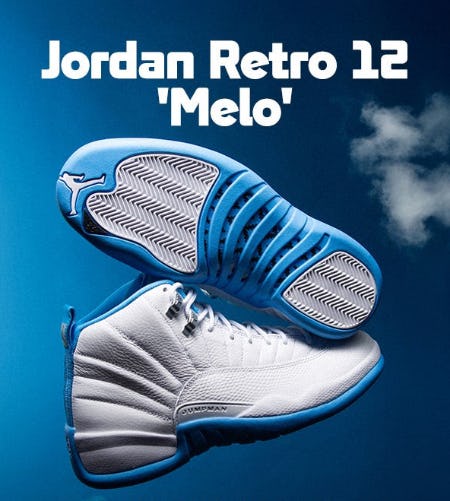 Just Dropped: Jordan Retro 12 'Melo'