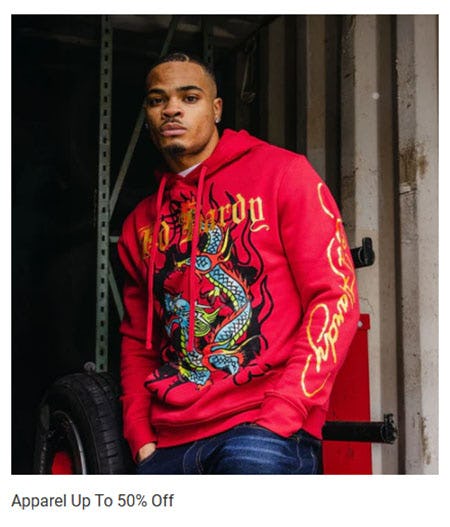Apparel Up to 50% Off