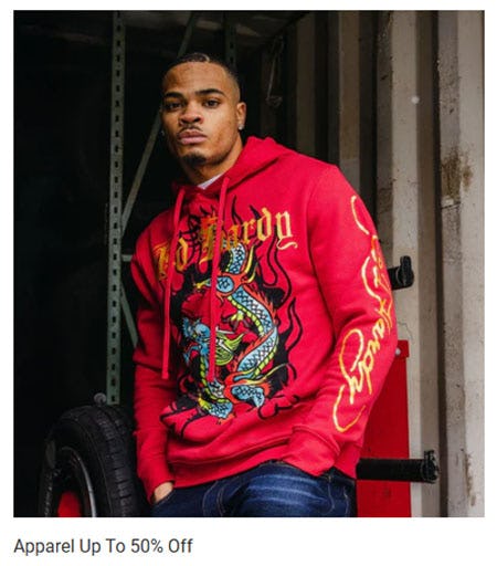 Apparel Up to 50% Off