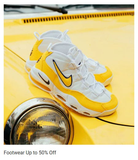 Footwear Up to 50% Off
