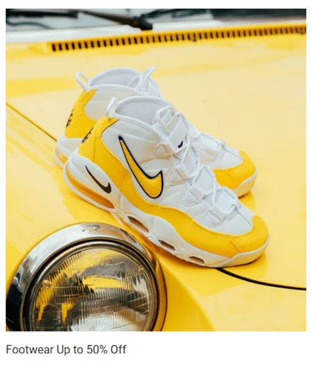 Footwear Up to 50% Off