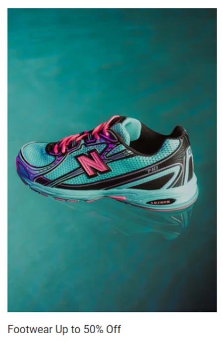 Footwear Up to 50% Off
