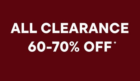 All Clearance 60-70% off