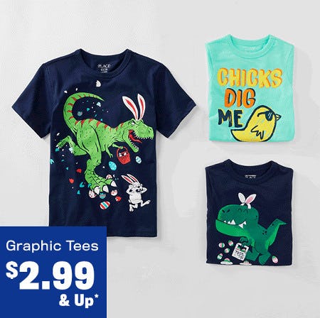 Graphic Tees $2.99 and Up