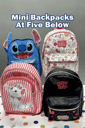 New Disney Mini Backpacks