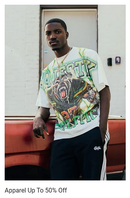 Apparel Up to 50% Off