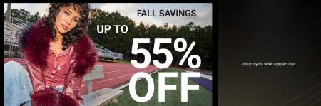 Fall Savings Up to 55% Off