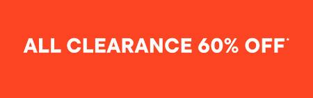 All Clearance 60% off