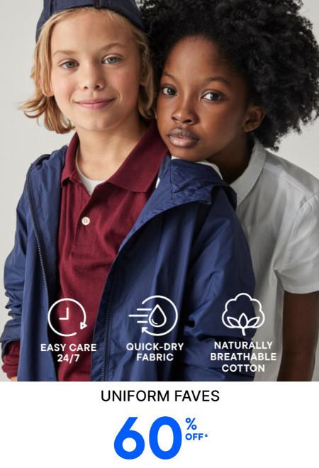 60% off Uniform Faves