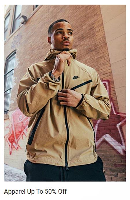Apparel Up to 50% Off
