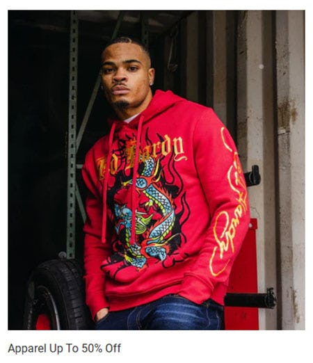 Apparel Up to 50% Off