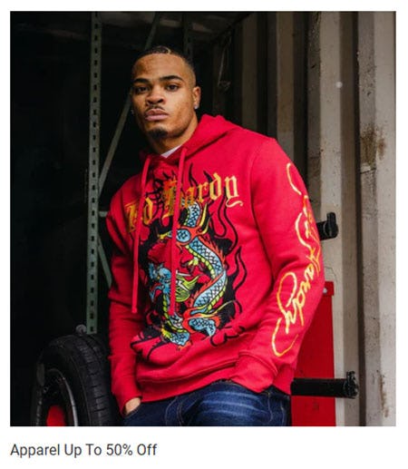 Apparel Up to 50% Off