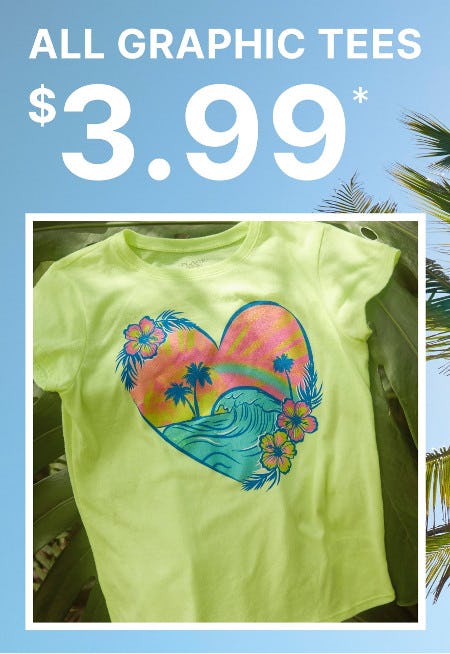 All Graphic Tees $3.99