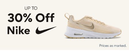 Up to 30% Off Nike