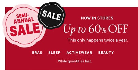 Semi-Annual Sale: Up to 60% off