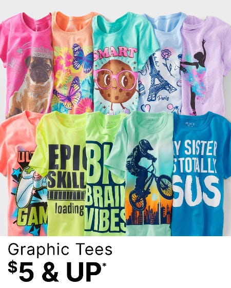 Graphic Tees $5 and Up