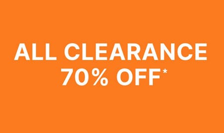 All Clearance 70% off