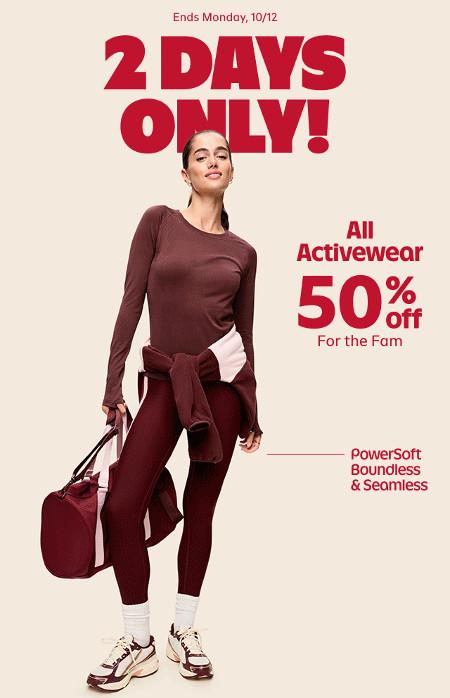 50% off All Activewear