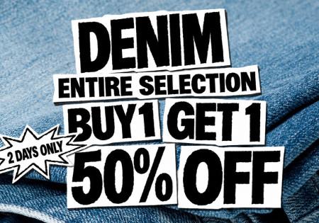 BOGO 50% off All Denim