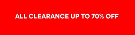 All Clearance Up to 70% off