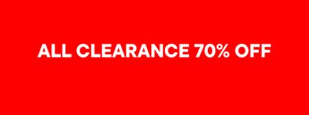 All Clearance 70% off